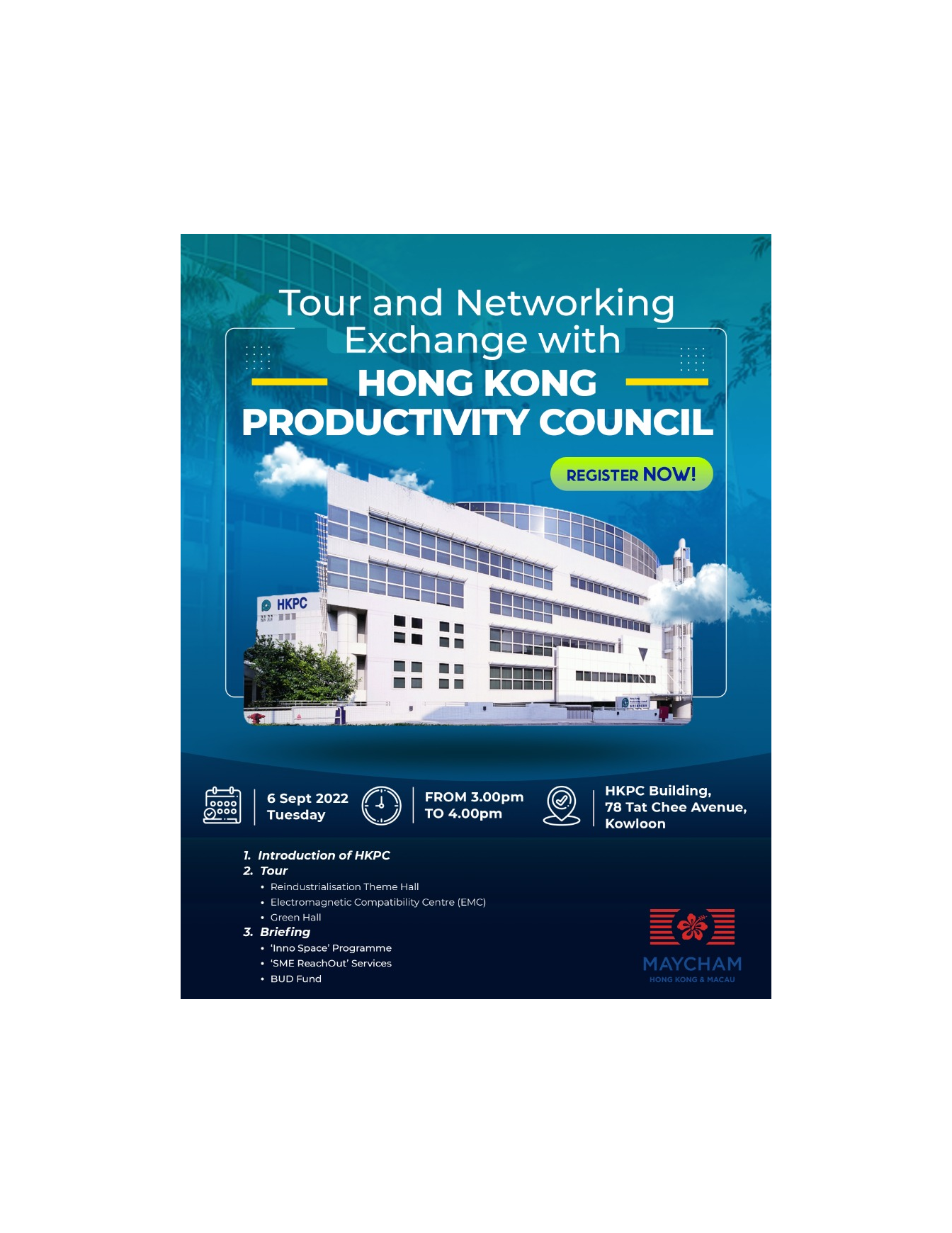 thumbnails Tour and Networking Exchange with Hong Kong Productivity Council - 6 Sept